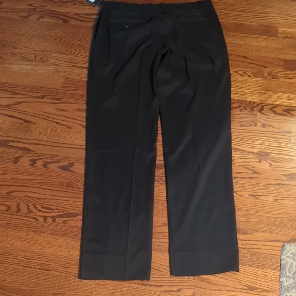New Nike Black Pants Dri Fit Smooth Finish  Straight Leg Training NWT W36